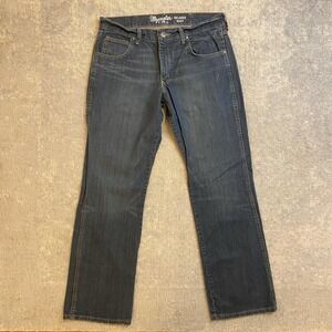Wrangler Retro Jeans Mens 34x32 Blue Relaxed Fit Bootcut Denim Medium Wash